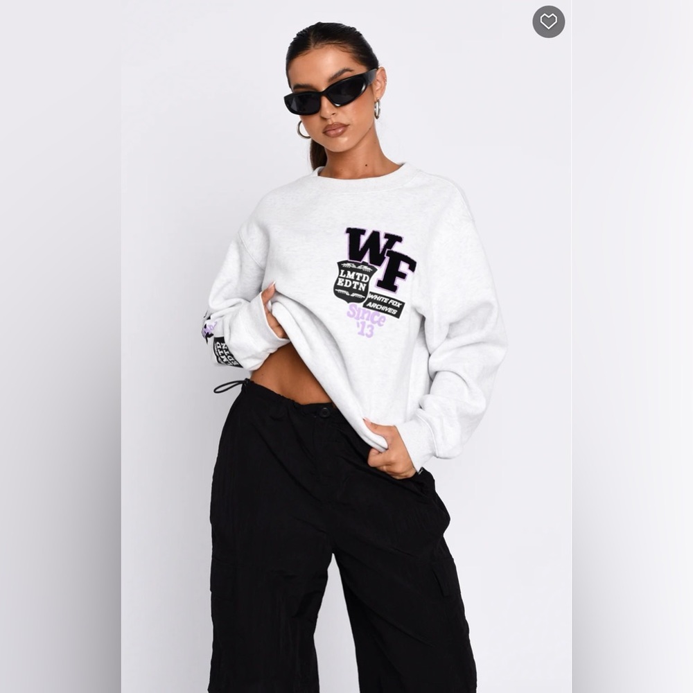 WHITE FOX BOUTIQUE - XS/S Limited Edition Part Of History Oversized Sweater